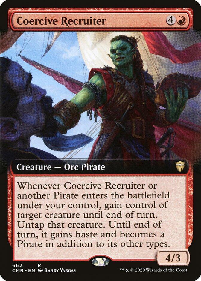 Coercive Recruiter (Extended Art) [Commander Legends] 662