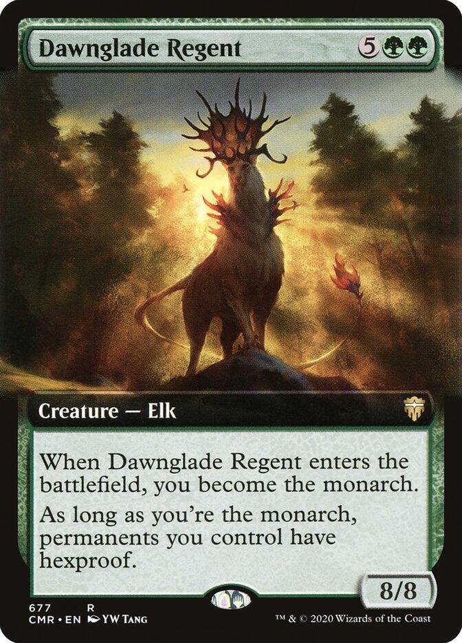 Dawnglade Regent (Extended Art) [Commander Legends] 677