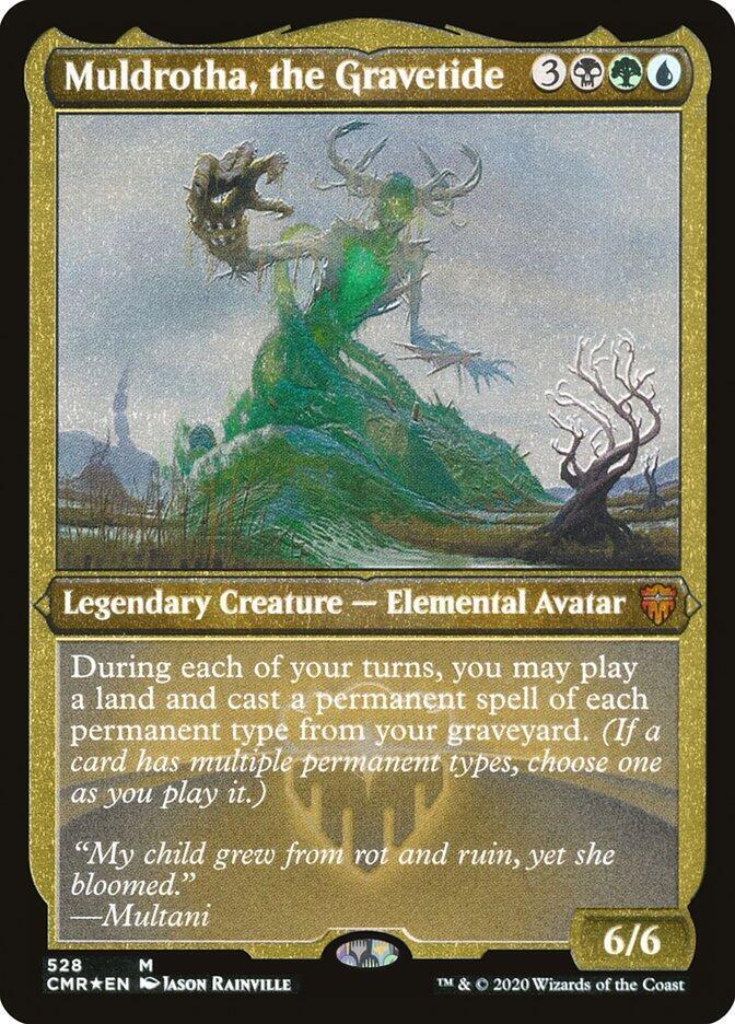 Muldrotha, the Gravetide (Foil Etched) [Commander Legends] 528