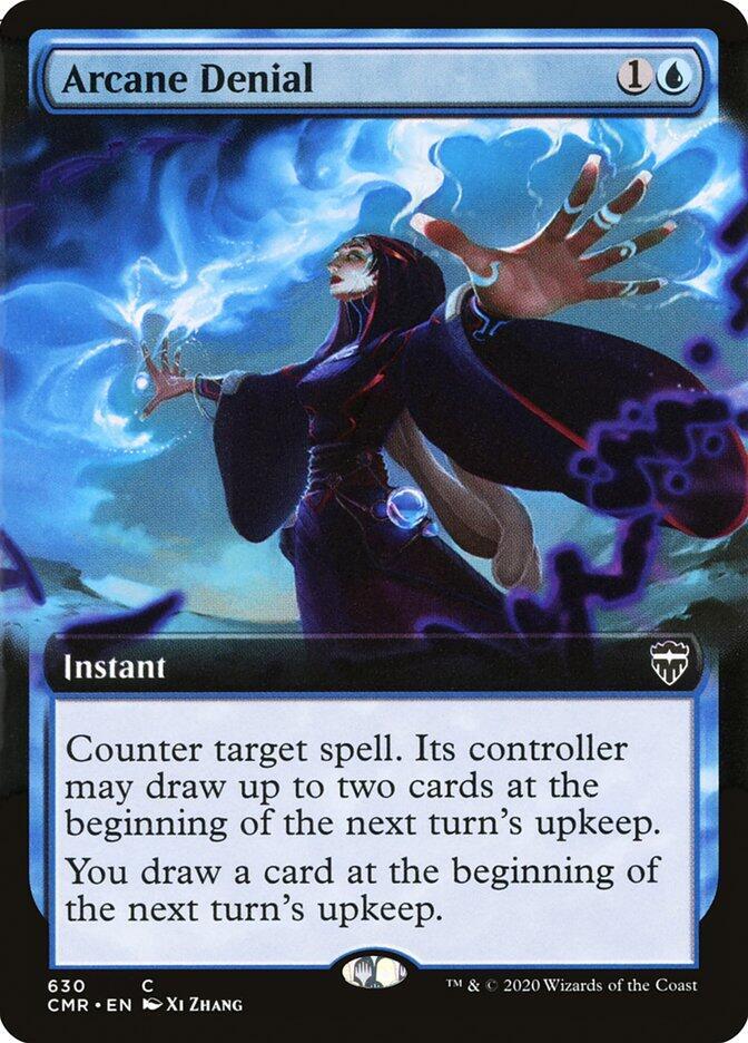 Arcane Denial (Extended Art) [Commander Legends] 630