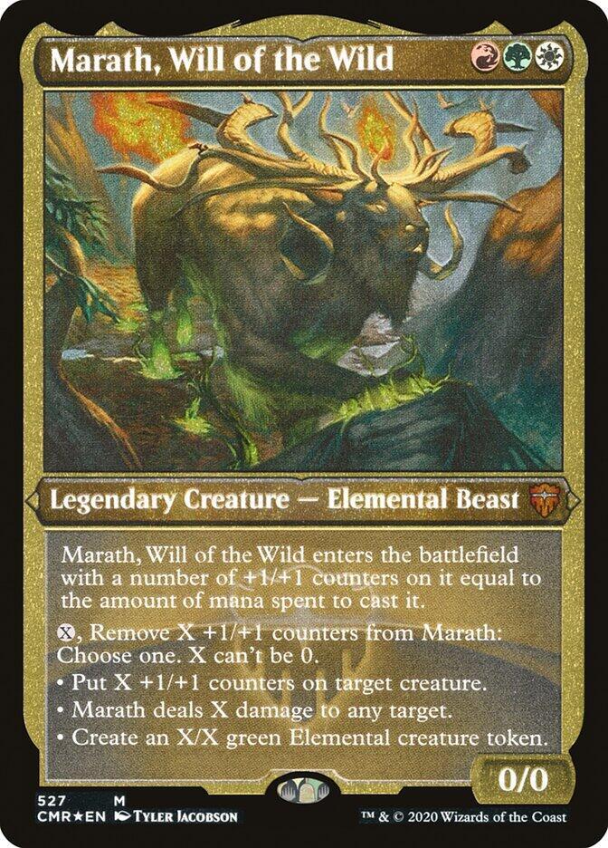 Marath, Will of the Wild (Foil Etched) [Commander Legends] 527