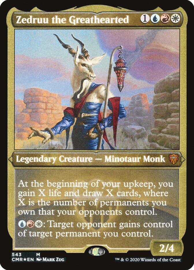 Zedruu the Greathearted (Foil Etched) [Commander Legends] 543