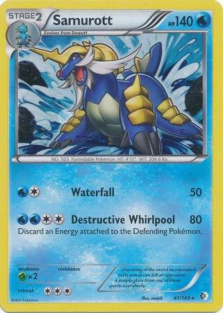 Samurott - 41/149 (Cosmos Holo) [Blister Exclusives] 041/149