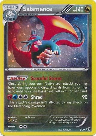 Salamence - 8/20 (Cosmos Holo) [Blister Exclusives] 008/020