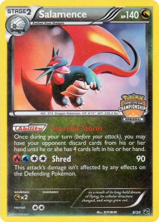 Salamence - 8/20 (Regional Championships) [League & Championship Cards] 008/020