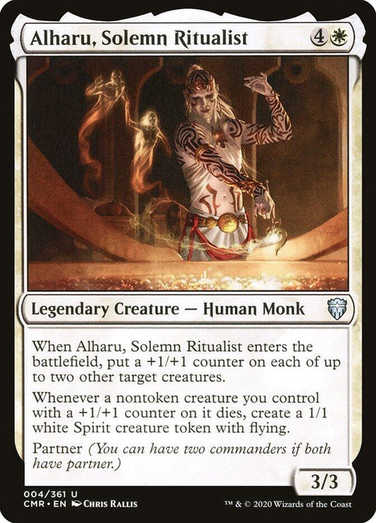 Alharu, Solemn Ritualist [Commander Legends] 4