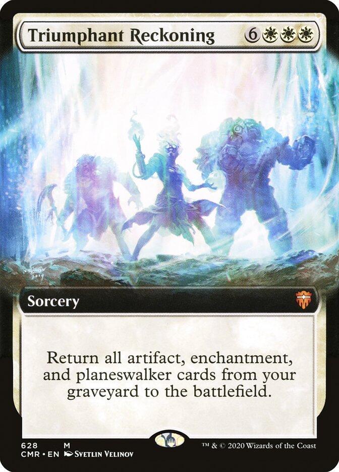Triumphant Reckoning (Extended Art) [Commander Legends] 628