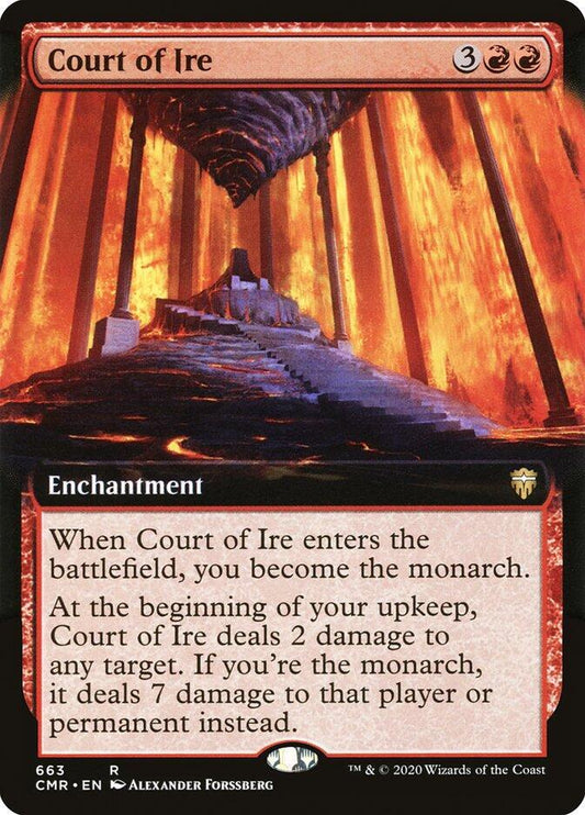 Court of Ire (Extended Art) [Commander Legends] 663