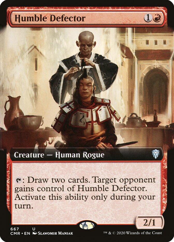 Humble Defector (Extended Art) [Commander Legends] 667