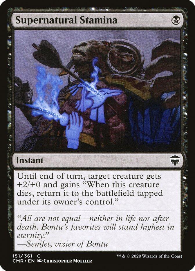 Supernatural Stamina [Commander Legends] 151