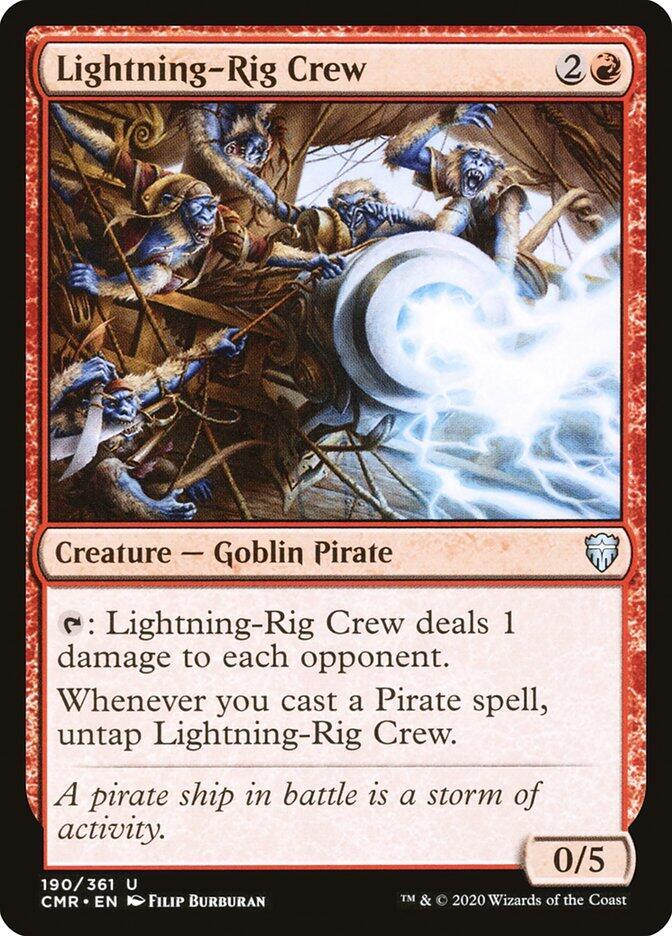 Lightning-Rig Crew [Commander Legends] 190