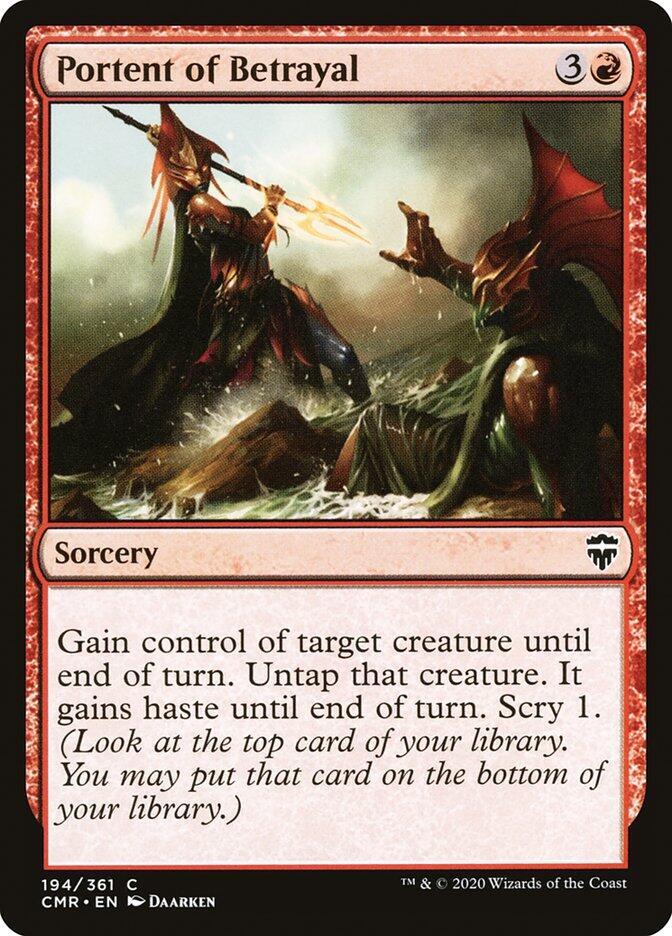 Portent of Betrayal [Commander Legends] 194