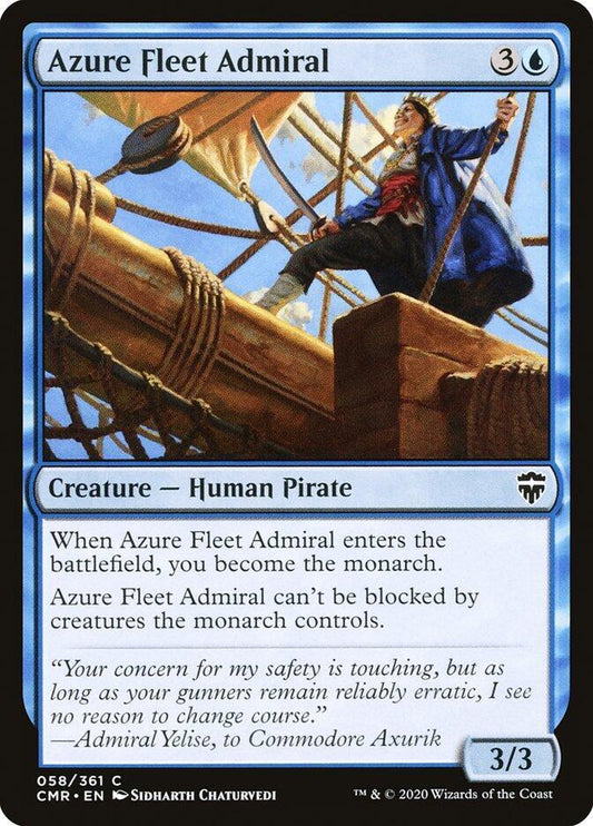 Azure Fleet Admiral [Commander Legends] 58