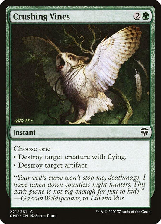 Crushing Vines [Commander Legends] 221