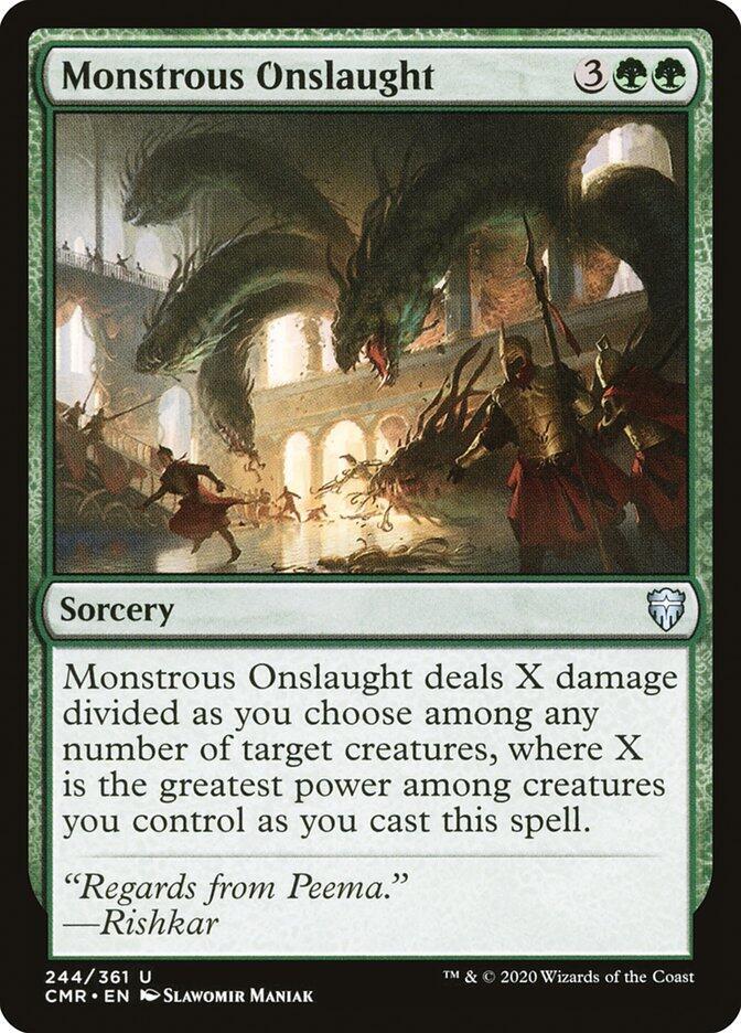 Monstrous Onslaught [Commander Legends] 244