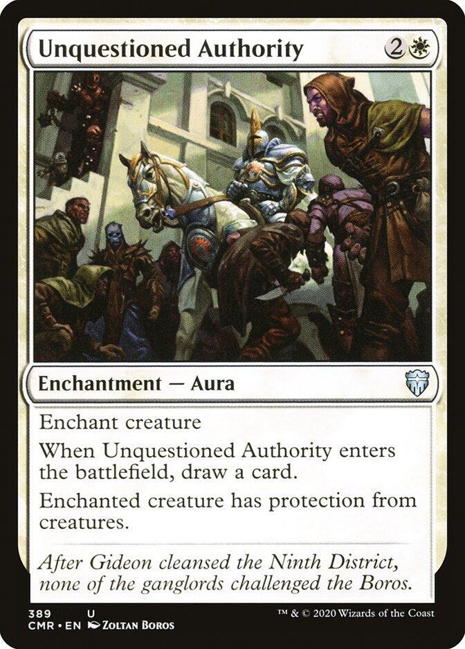 Unquestioned Authority [Commander Legends] 389
