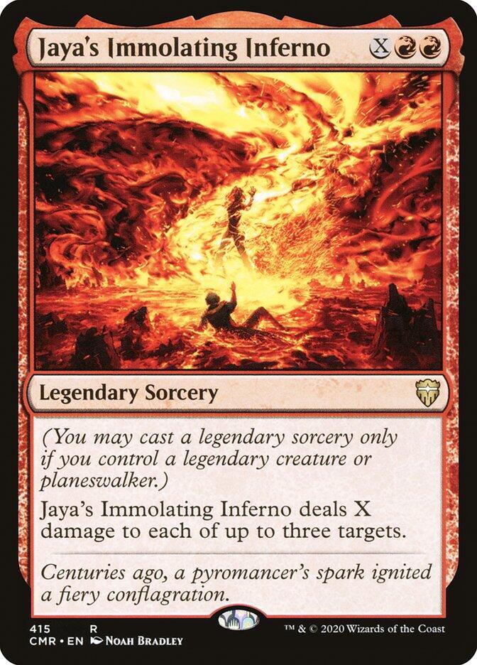 Jaya's Immolating Inferno [Commander Legends] 415
