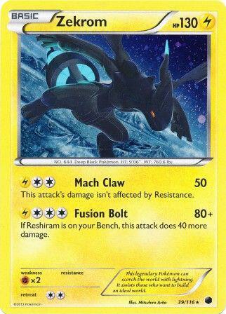 Zekrom - 39/116 (Cosmos Holo) [Miscellaneous Cards & Products] 039/116