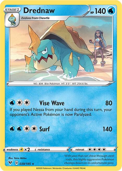 Drednaw - 39/185 (Cracked Ice Holo) [Deck Exclusives] 039/185