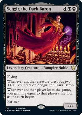 Sengir, the Dark Baron (Alternate Art) [Prerelease Cards] 722