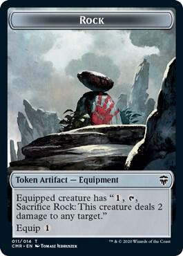 Rock // Soldier Double-Sided Token [Commander Legends] 11 // 2