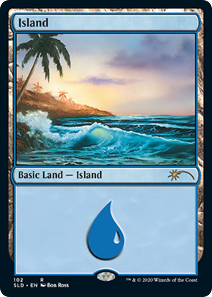 Island (102) (Bob Ross) [Secret Lair Drop Series] 102