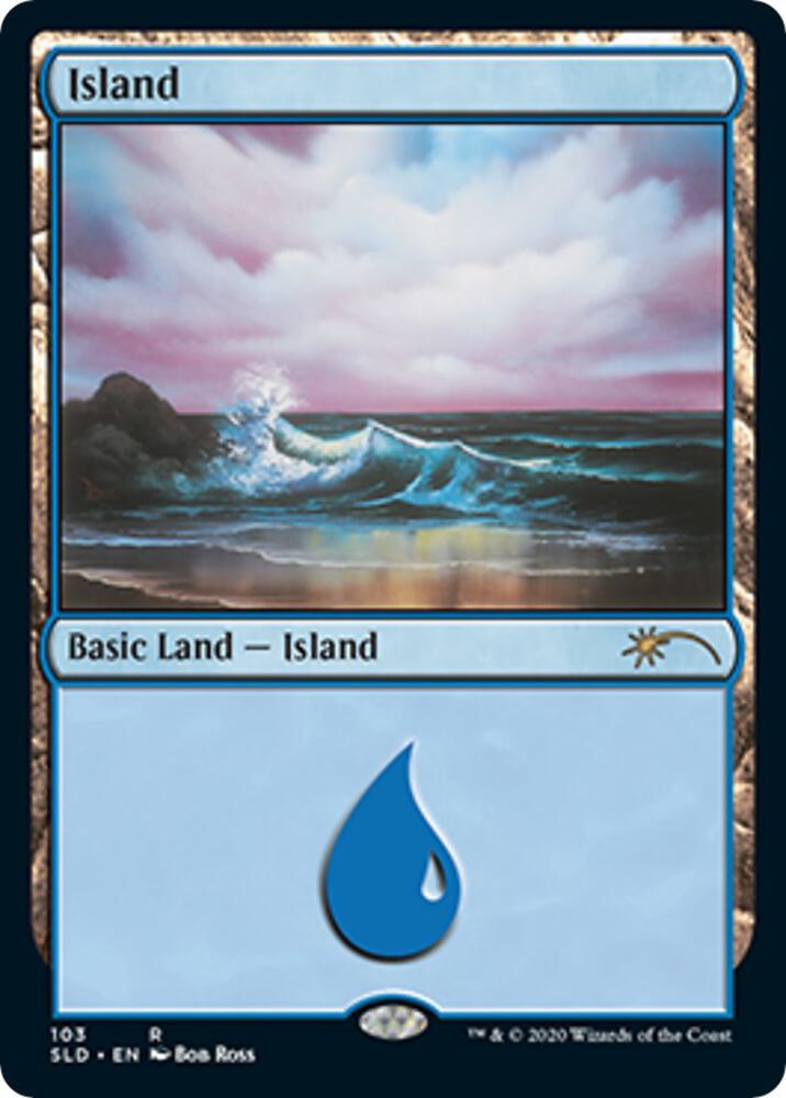 Island (103) (Bob Ross) [Secret Lair Drop Series] 103