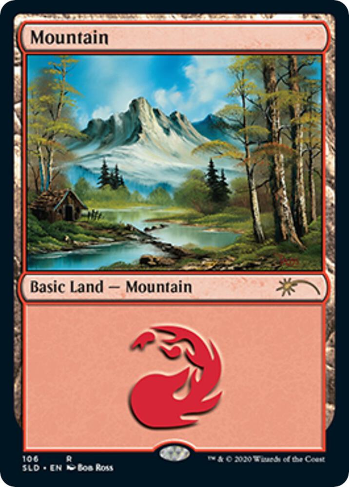 Mountain (106) (Bob Ross) [Secret Lair Drop Series] 106