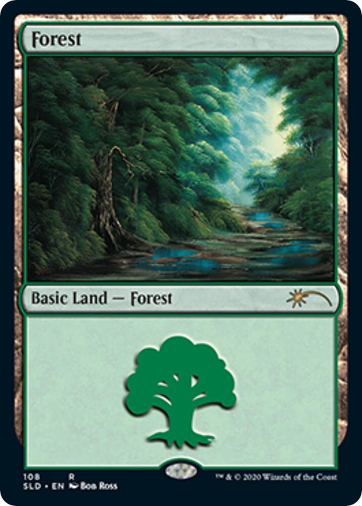 Forest (108) (Bob Ross) [Secret Lair Drop Series] 108