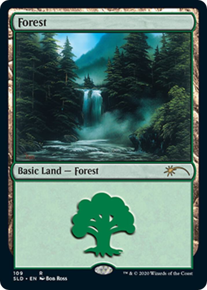 Forest (109) (Bob Ross) [Secret Lair Drop Series] 109
