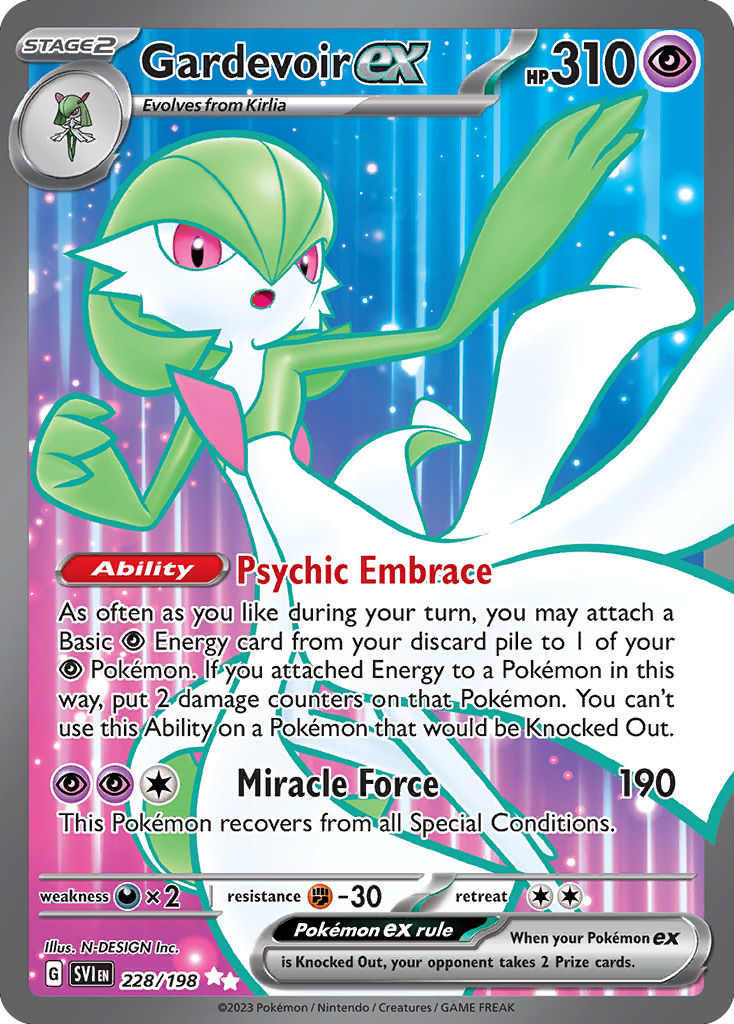 Gardevoir ex - 228/198 Scarlet & Violet