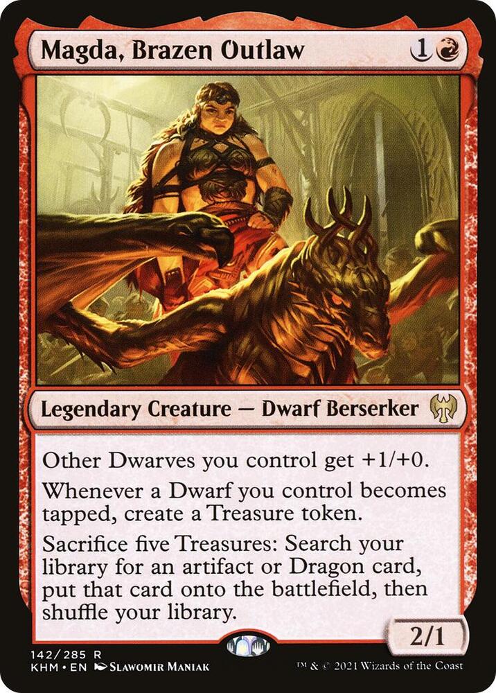 Magda, Brazen Outlaw [Kaldheim] 142