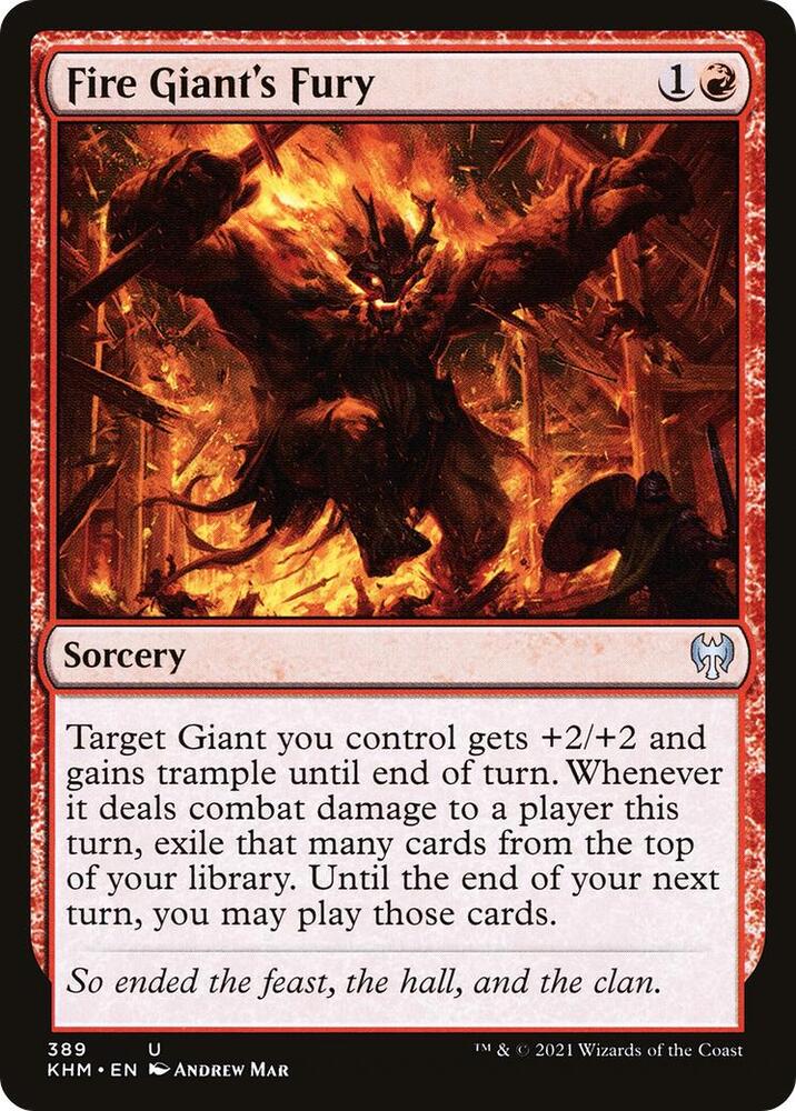 Fire Giant's Fury [Kaldheim] 389
