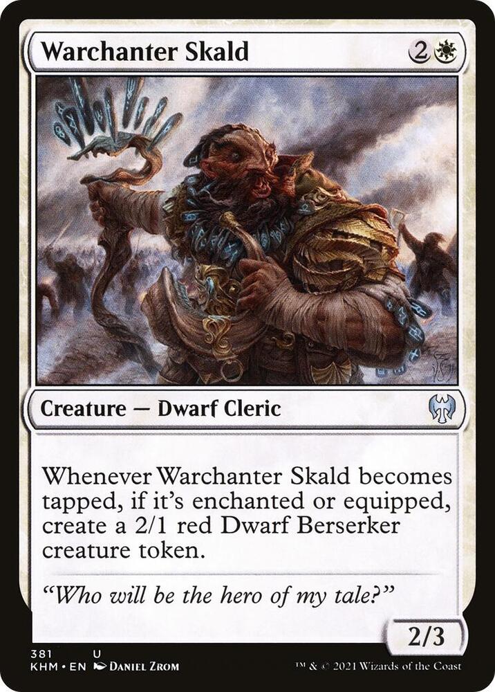 Warchanter Skald [Kaldheim] 381