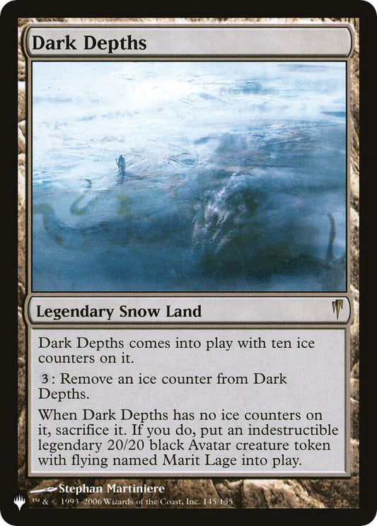 Dark Depths [The List Reprints] 145/155