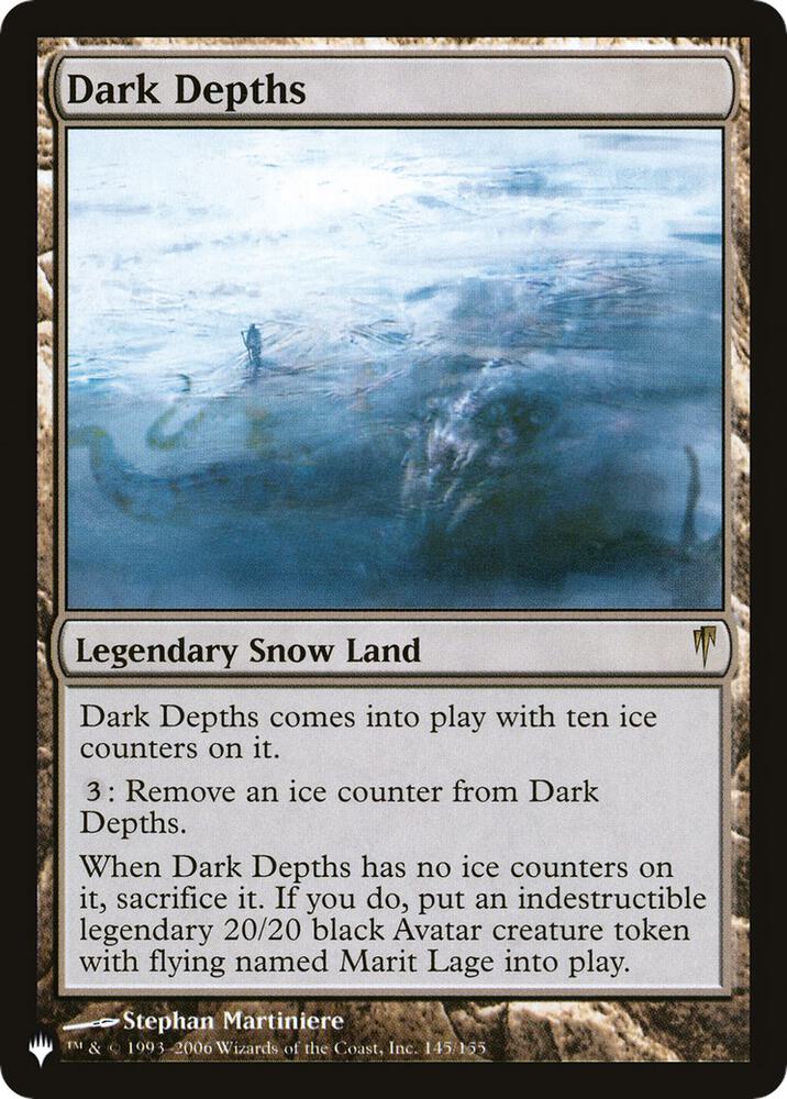 Dark Depths [The List Reprints] 145/155