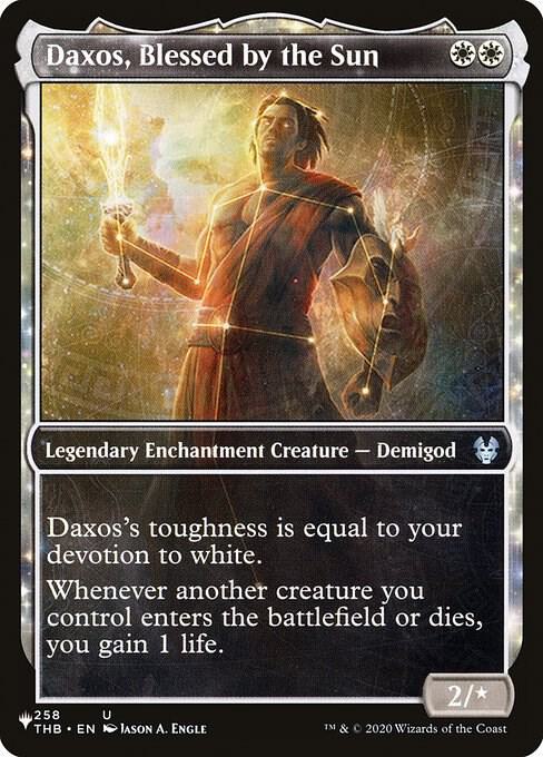 Daxos, Blessed by the Sun (Showcase) [The List Reprints] 258/254