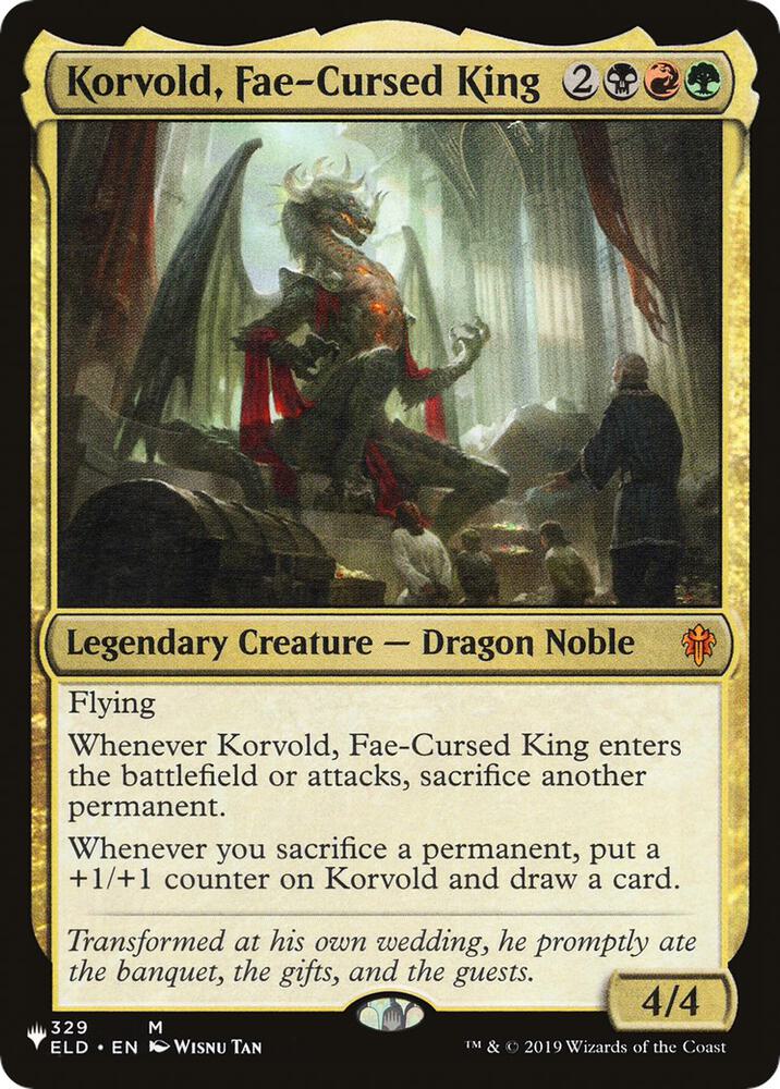 Korvold, Fae-Cursed King [The List Reprints] 329/269