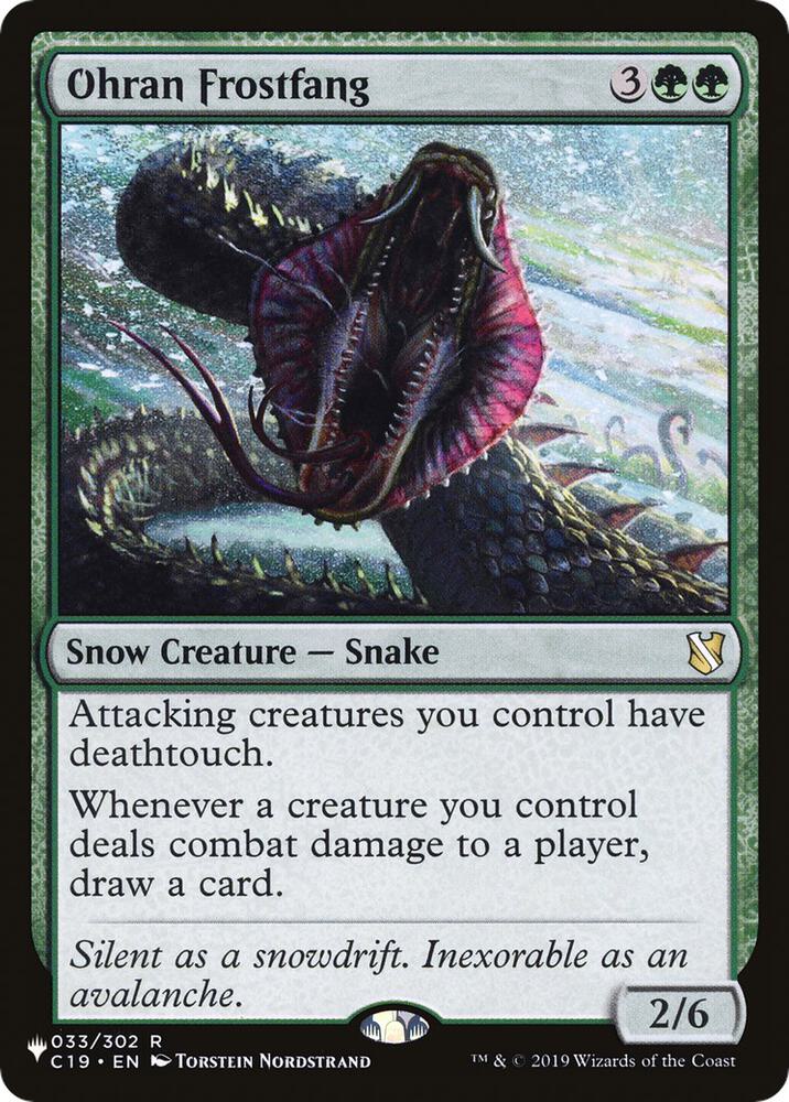 Ohran Frostfang [The List Reprints] 033/302
