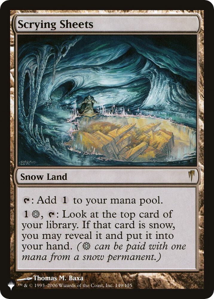 Scrying Sheets [The List Reprints] 149/155