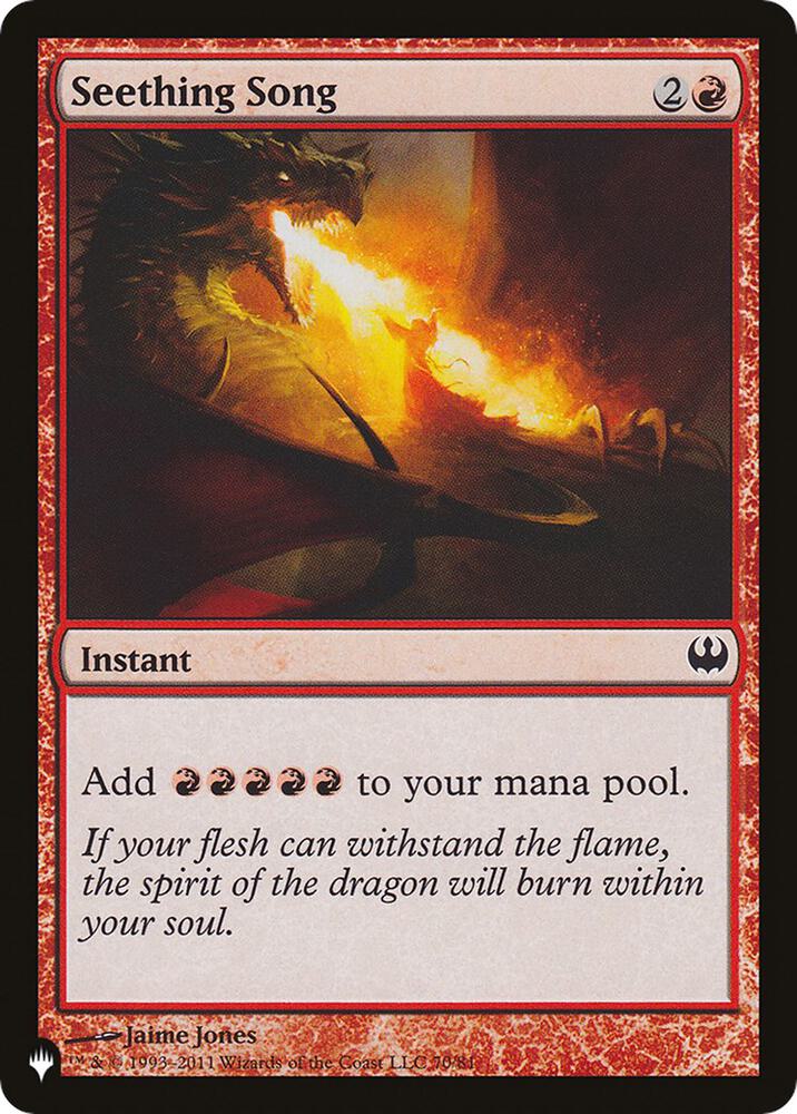 Seething Song (DDG) [The List Reprints] 70/81