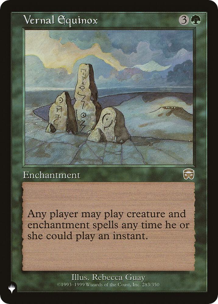 Vernal Equinox [The List Reprints] 283/350