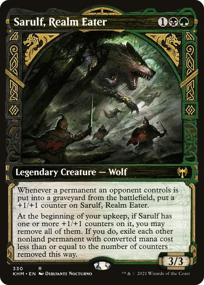 Sarulf, Realm Eater (Showcase) [Kaldheim] 330