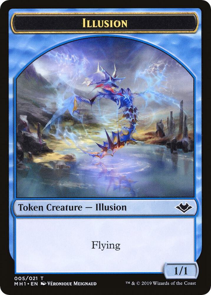 Illusion // Bear Double-Sided Token [Modern Horizons] 5 // 11
