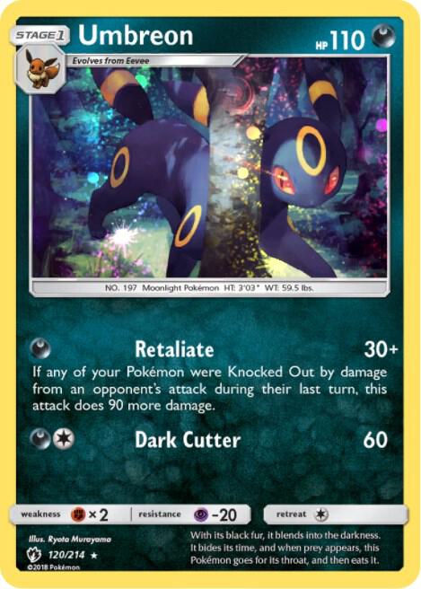 Umbreon - 120/214 (Cosmos Holo) [Blister Exclusives] 120/214