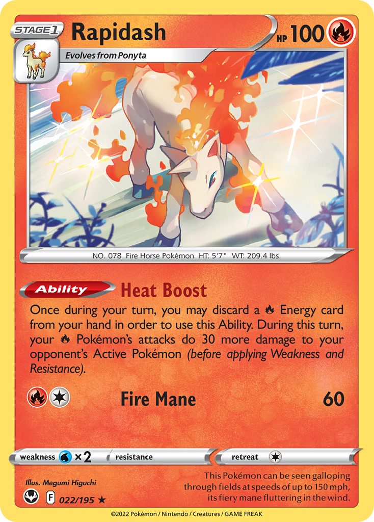 Rapidash - 22/195 Silver Tempest