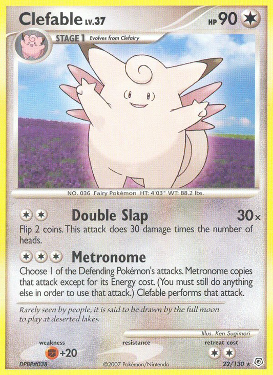 Clefable - 22/130 Diamond & Pearl