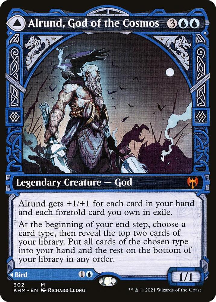 Alrund, God of the Cosmos (Showcase) [Kaldheim] 302