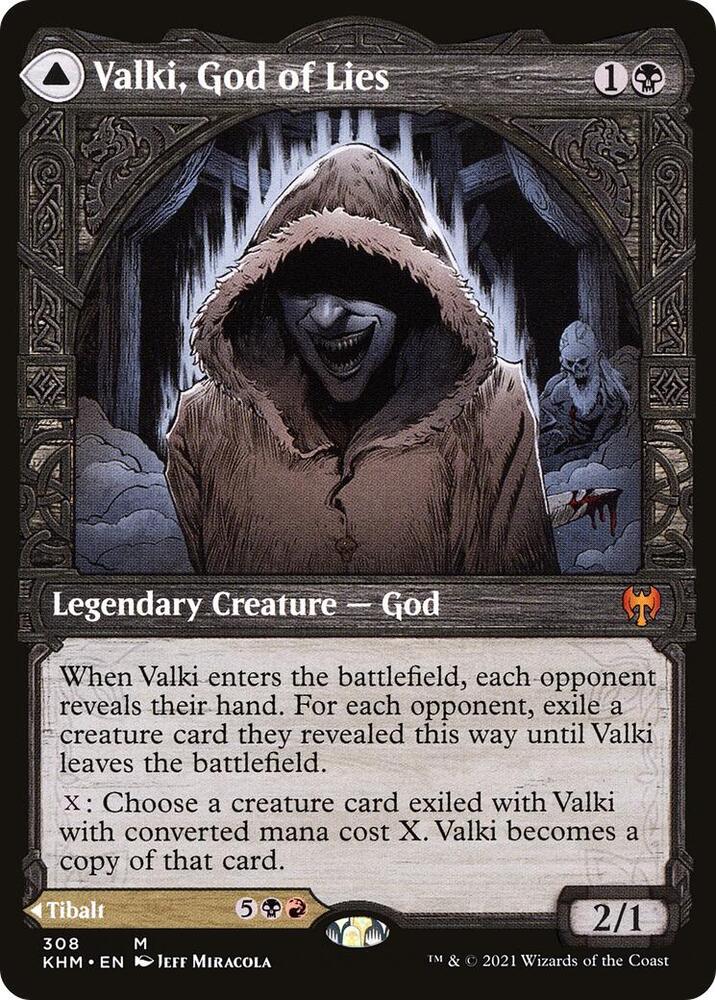 Valki, God of Lies (Showcase) [Kaldheim] 308