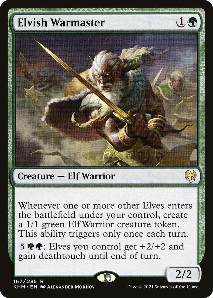 Elvish Warmaster [Kaldheim] 167
